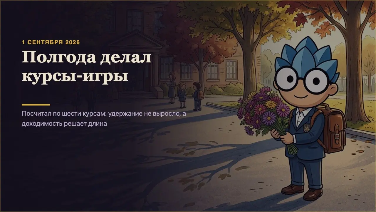 Я уже полгода создаю курсы для тестировщиков с геймификацией и написал на Хабр статью с подробной аналитикой: помогли они продажам, что с доходимостью, процент участия в воронке, как их принимают студ... | Сетка — социальная сеть от hh.ru
