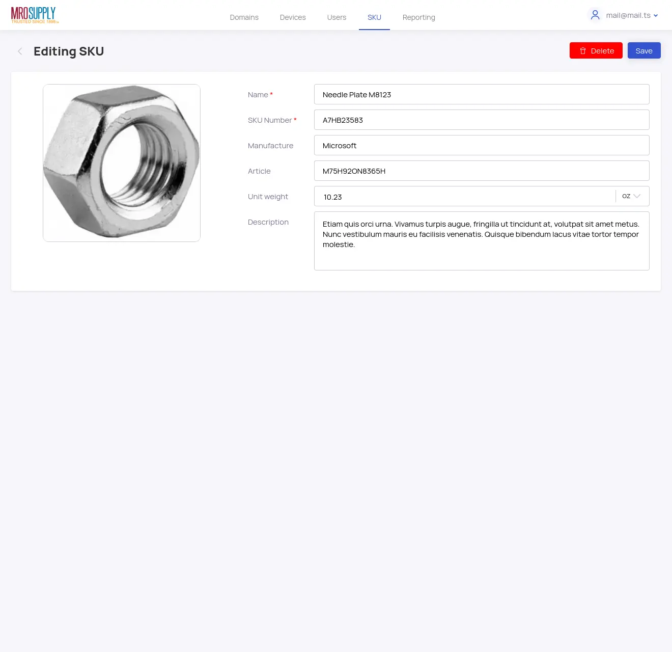 Network member avatar