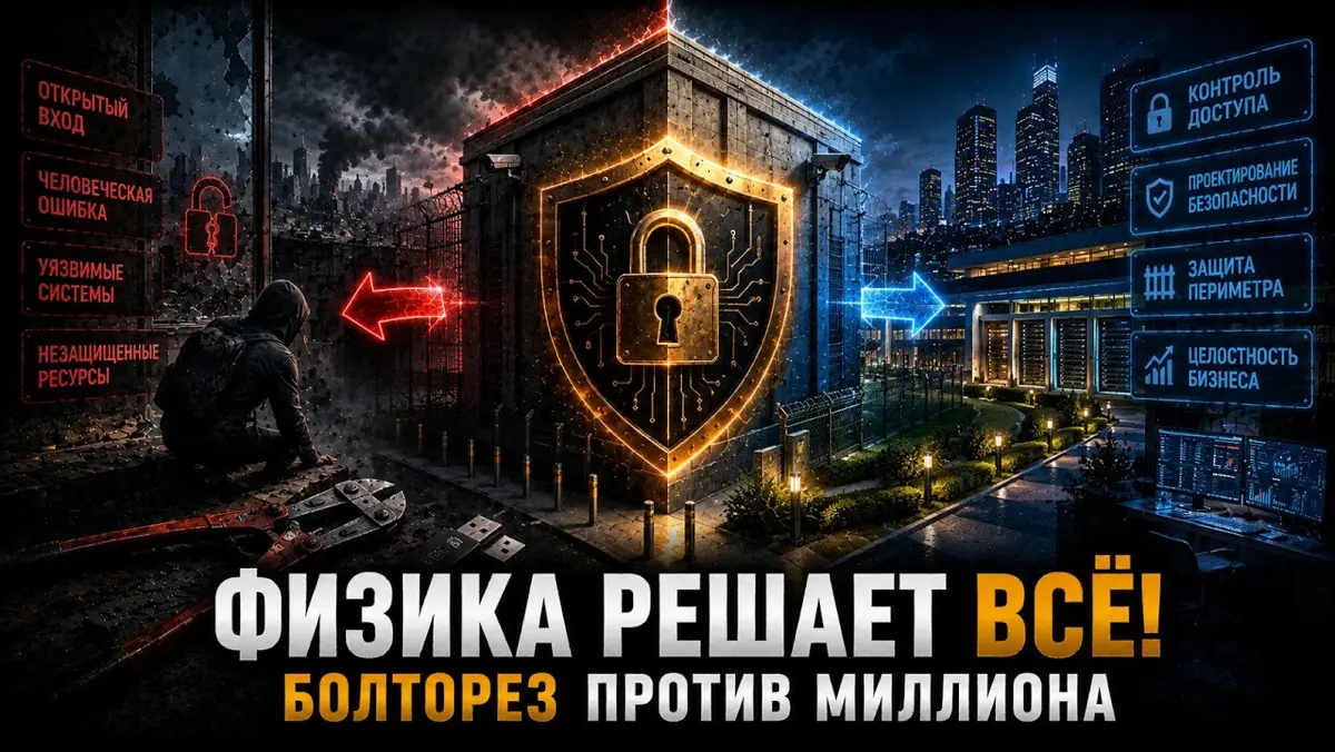 Как болторез за 1000 рублей побеждает IT-бюджет в миллион долларов?
Когда говорят о безопасности, внимание обычно сосредотачивается на самых сложных угрозах | Сетка — социальная сеть от hh.ru