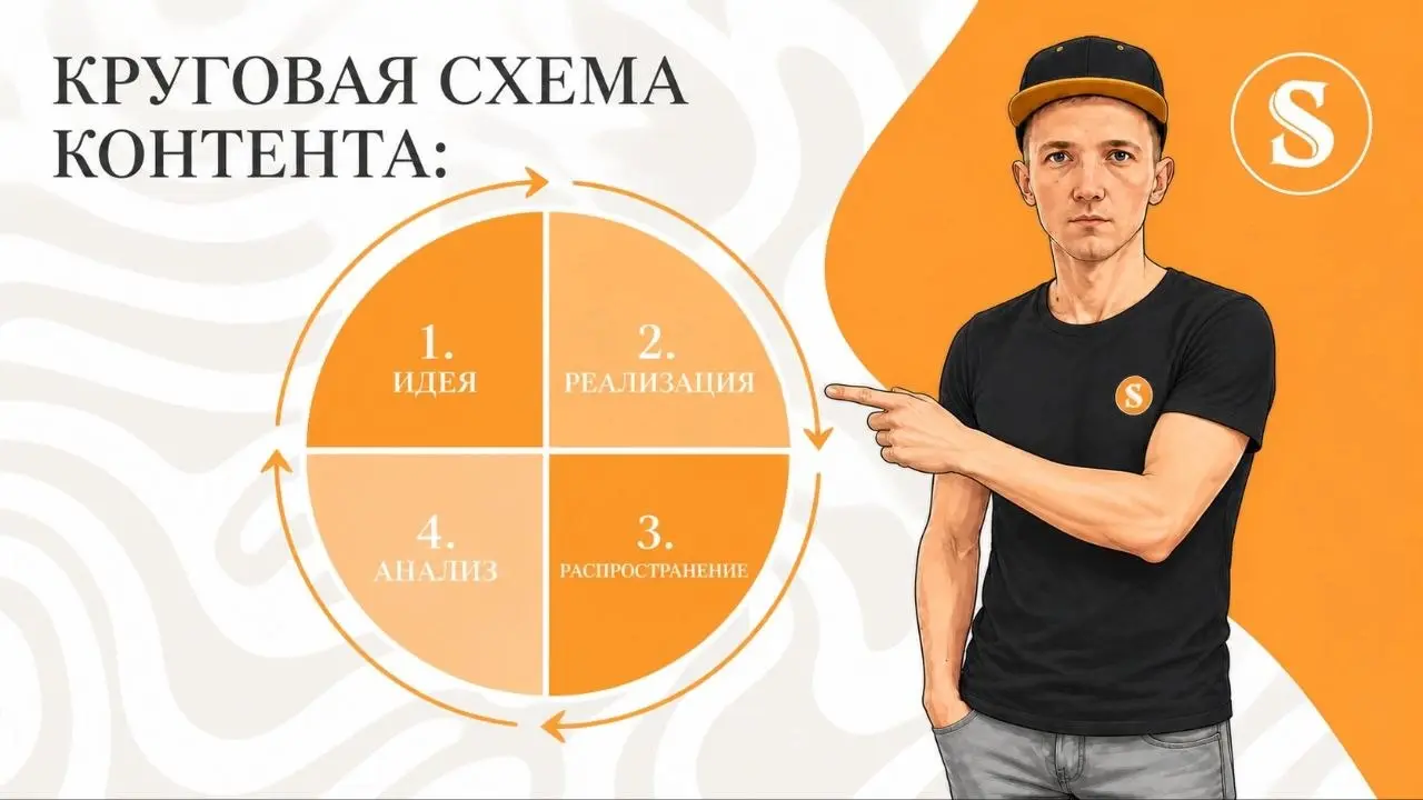 📅 На календаре 1 сентября - пора учиться. Как и обещал, начну вам показывать кое-что интересное, но начну с базы.
🟡 На диаграмме изобразил колесо контента по которому я работаю:
1. Идея
2 | Сетка — социальная сеть от hh.ru