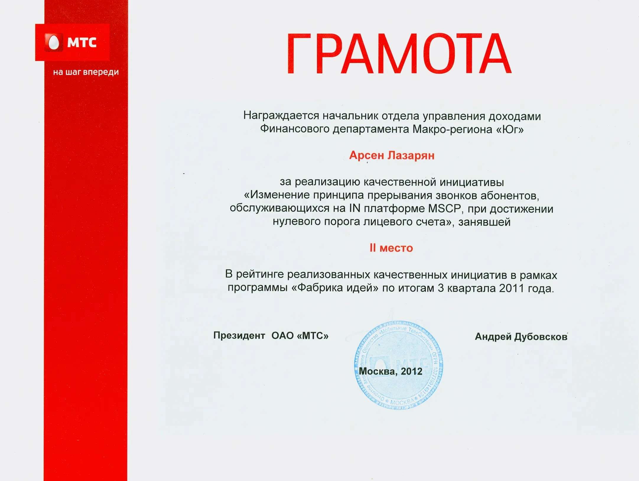 Network member avatar