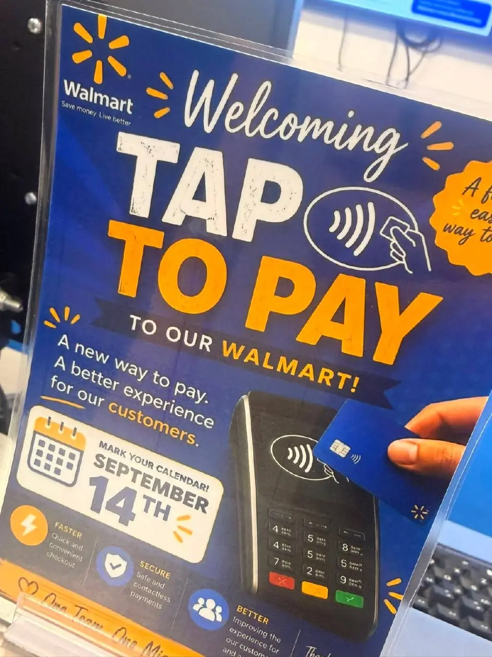 Пока в снг люди платят с помощью карты, Apple pay, QR, блютуз оплаты, платежных стикеров, ладошки, лица и даже улыбки, технологии стран третьего мира доходят до развитых американцев и с 14 сентября в ... | Сетка — социальная сеть от hh.ru