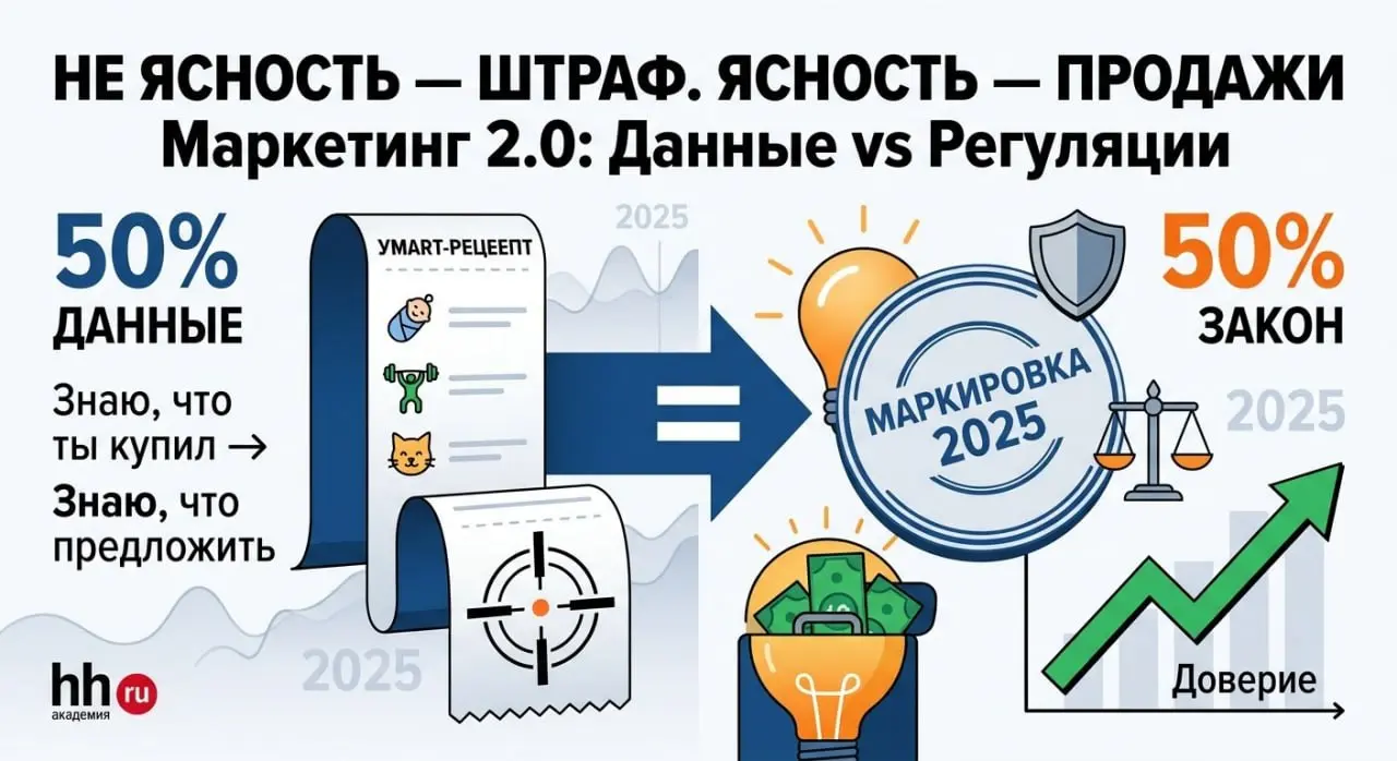 Маркетинг 2026: «Я знаю, что у тебя в холодильнике» или как не слить бюджет впустую 🛒📊
Друзья, давайте по фактам. Таргетинг по полу и возрасту — это вчерашний день | Сетка — социальная сеть от hh.ru