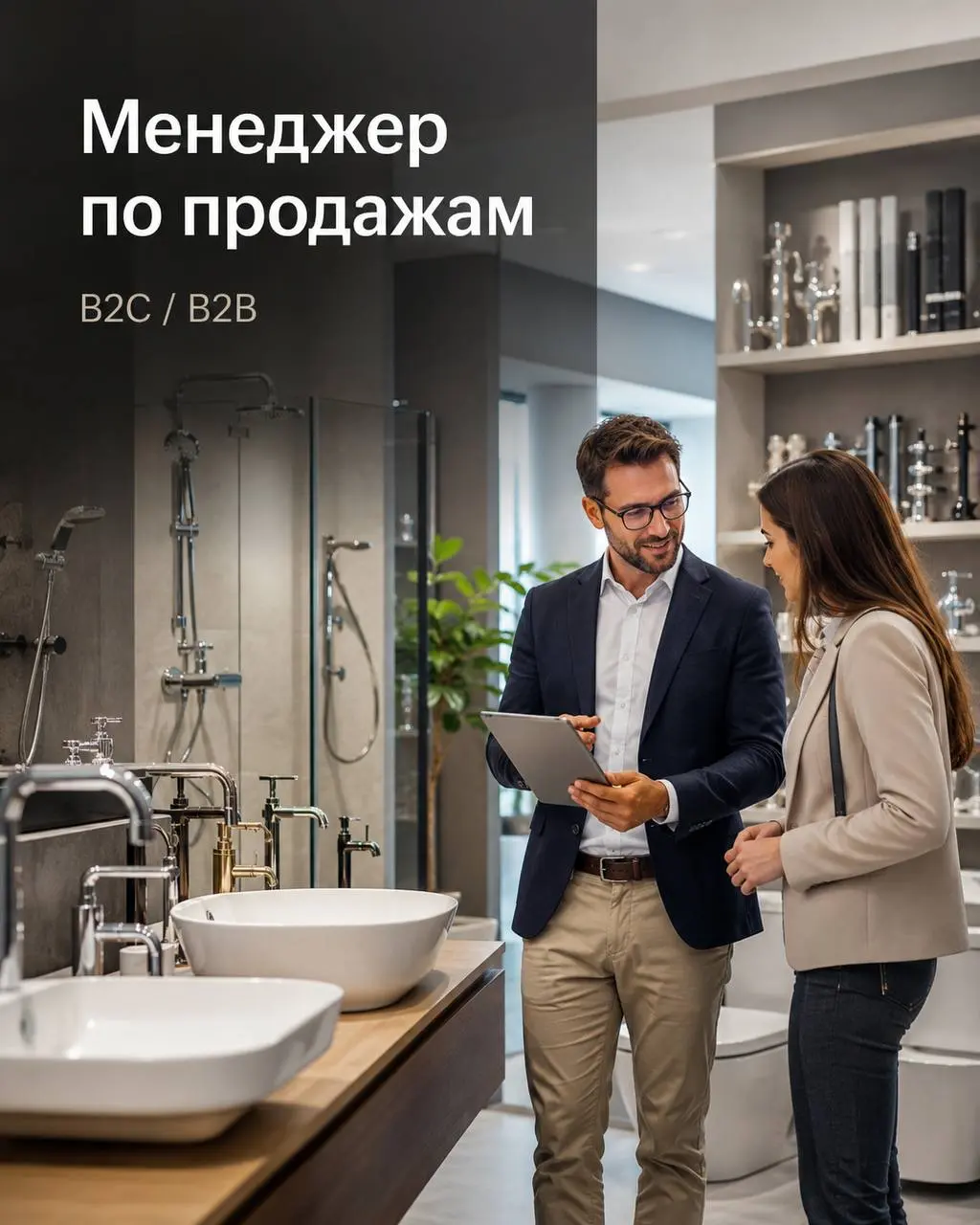 МЕНЕДЖЕР ПО ПРОДАЖАМ B2C И B2B
От 120 000₽ + мотивация
Группа Компаний в сфере инженерной и сантехнической продукции
• Москва, ЮВАО, Люблино
• Продажи
• @OlgaPl2107
Полное описание вакансии размещено ... | Сетка — социальная сеть от hh.ru