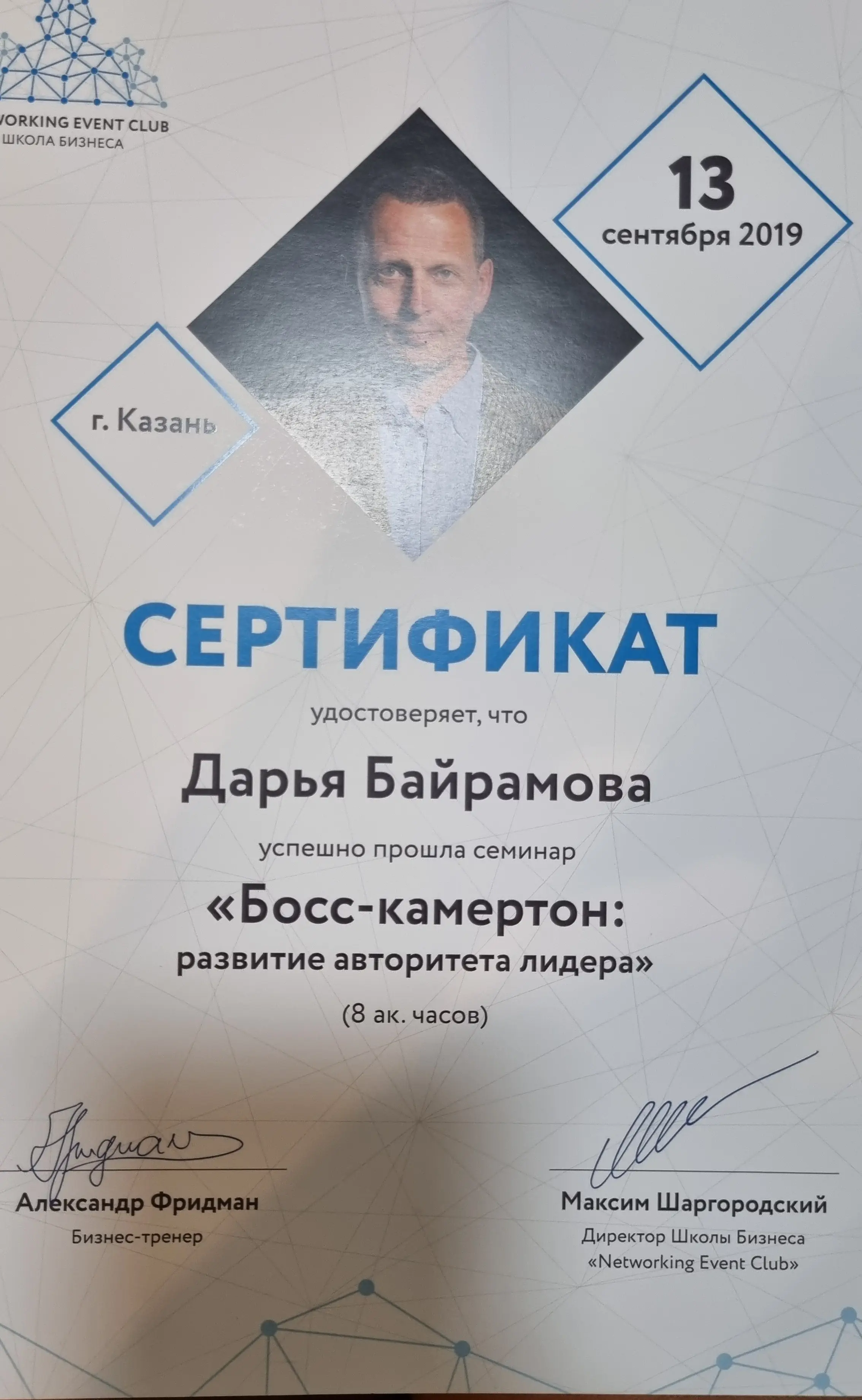 Network member avatar