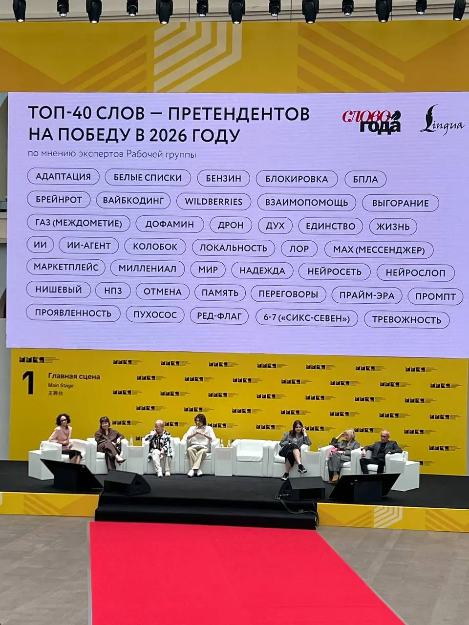 Топ-40 слов претендентов на Слово года
Среди прочего есть и из нашей области:
Вайбкодинг, ИИ, ИИ-агент, Промпт | Сетка — социальная сеть от hh.ru