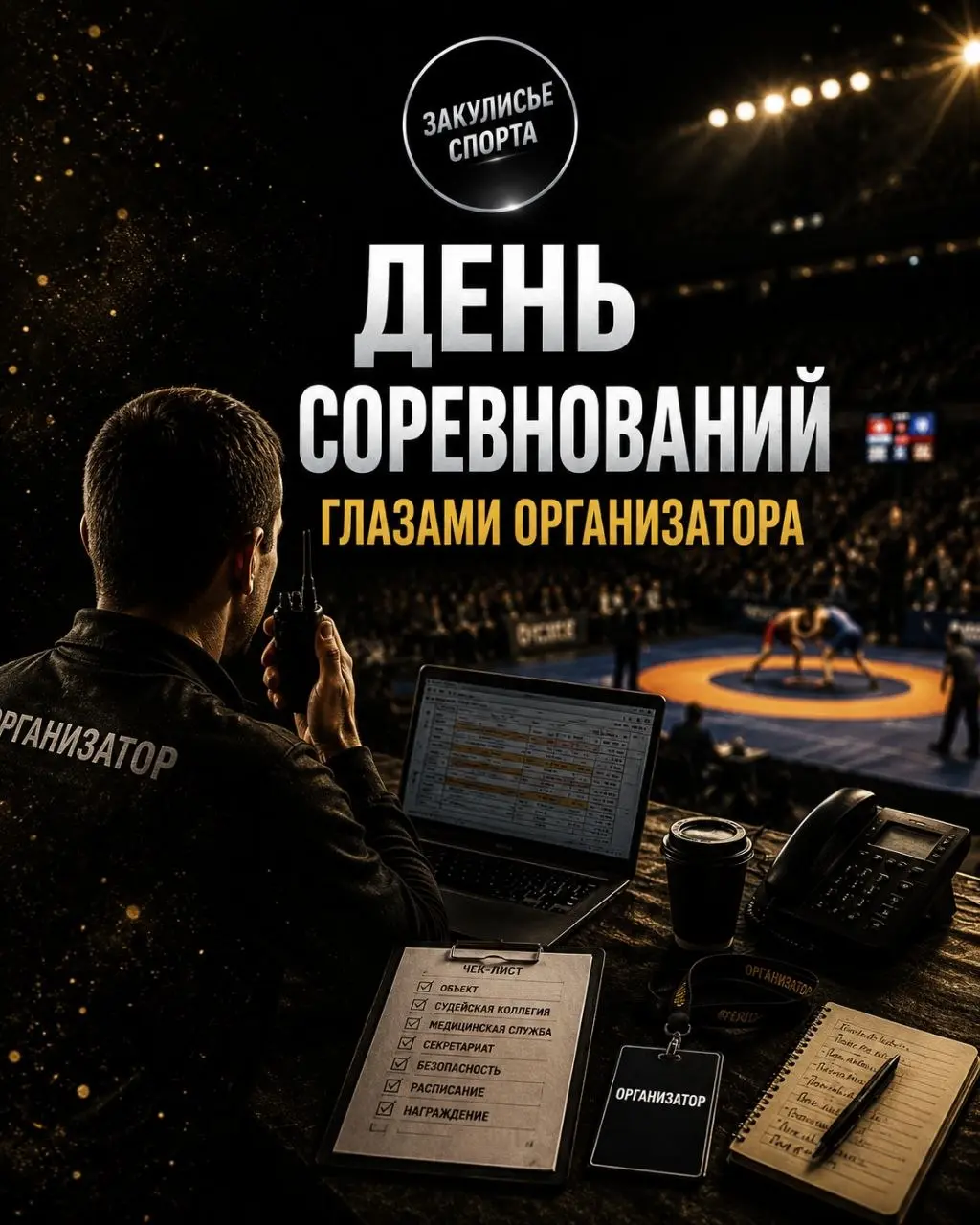 ДЕНЬ СОРЕВНОВАНИЙ ГЛАЗАМИ ОРГАНИЗАТОРА👀
🏟Пока спортсмены выходят на старт, а зрители наблюдают за соревнованиями, для организатора самый напряжённый этап только начинается | Сетка — социальная сеть от hh.ru