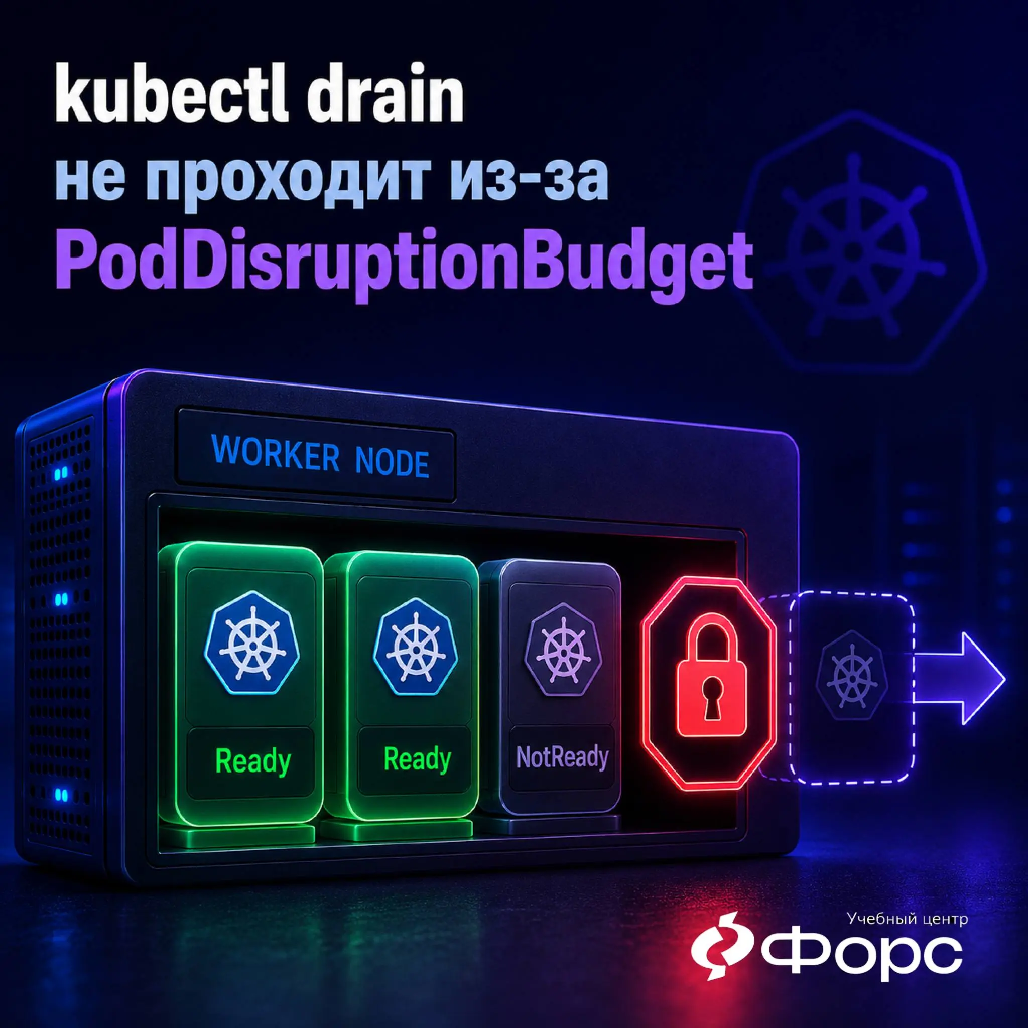 🛠️ kubectl drain не проходит из-за PodDisruptionBudget
Deployment имеет 3 replicas.
PDB:
minAvailable: 2
Кажется:
один Pod всегда можно evict’ить.
Не всегда | Сетка — социальная сеть от hh.ru