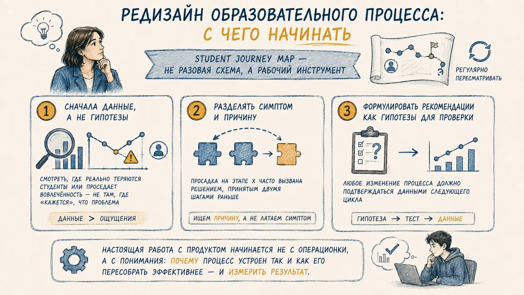 Редизайн образовательного процесса: с чего начинать? | Сетка — социальная сеть от hh.ru