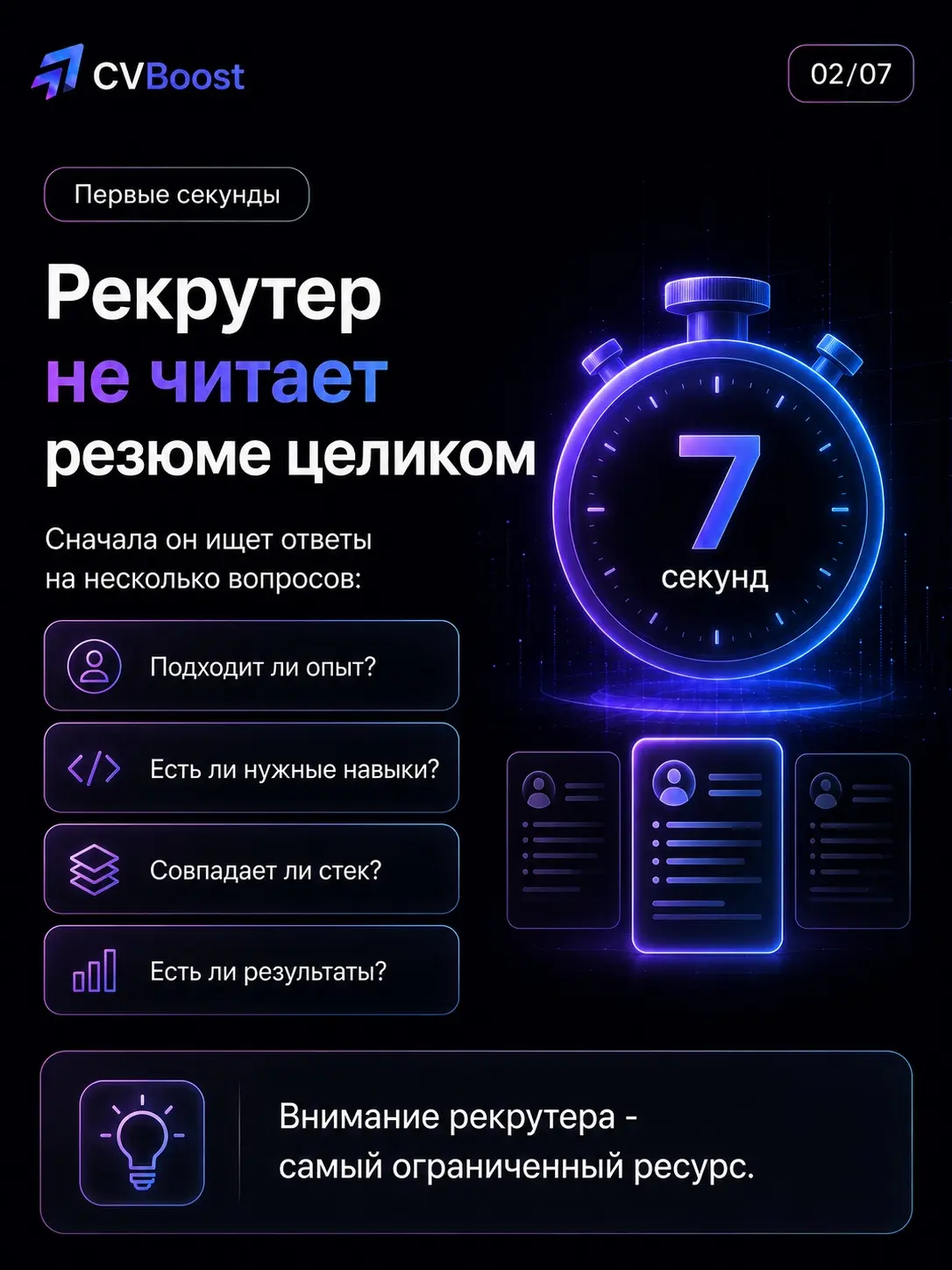 📄 Идеальное резюме тоже может не работать | Сетка — социальная сеть от hh.ru