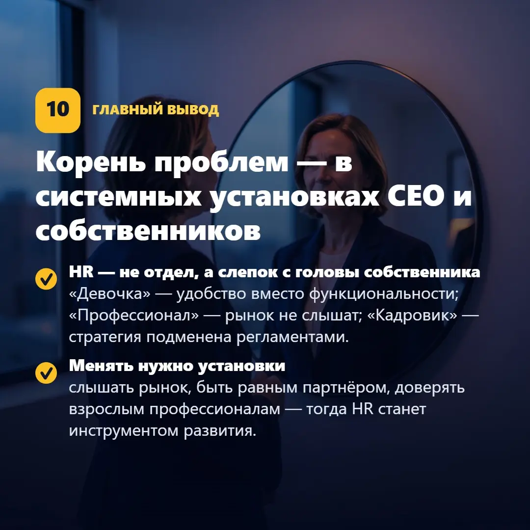 HR – отражение собственника | Сетка — социальная сеть от hh.ru