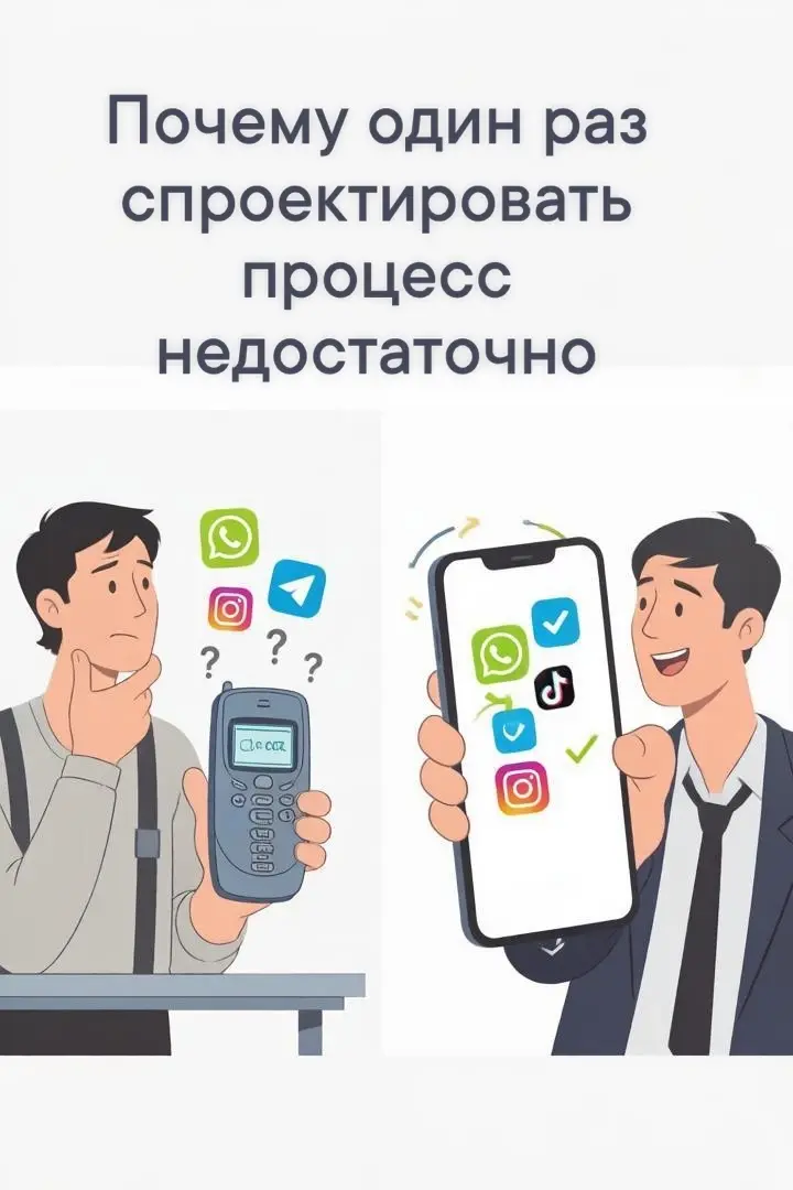 Почему один раз спроектировать процесс недостаточно | Сетка — социальная сеть от hh.ru