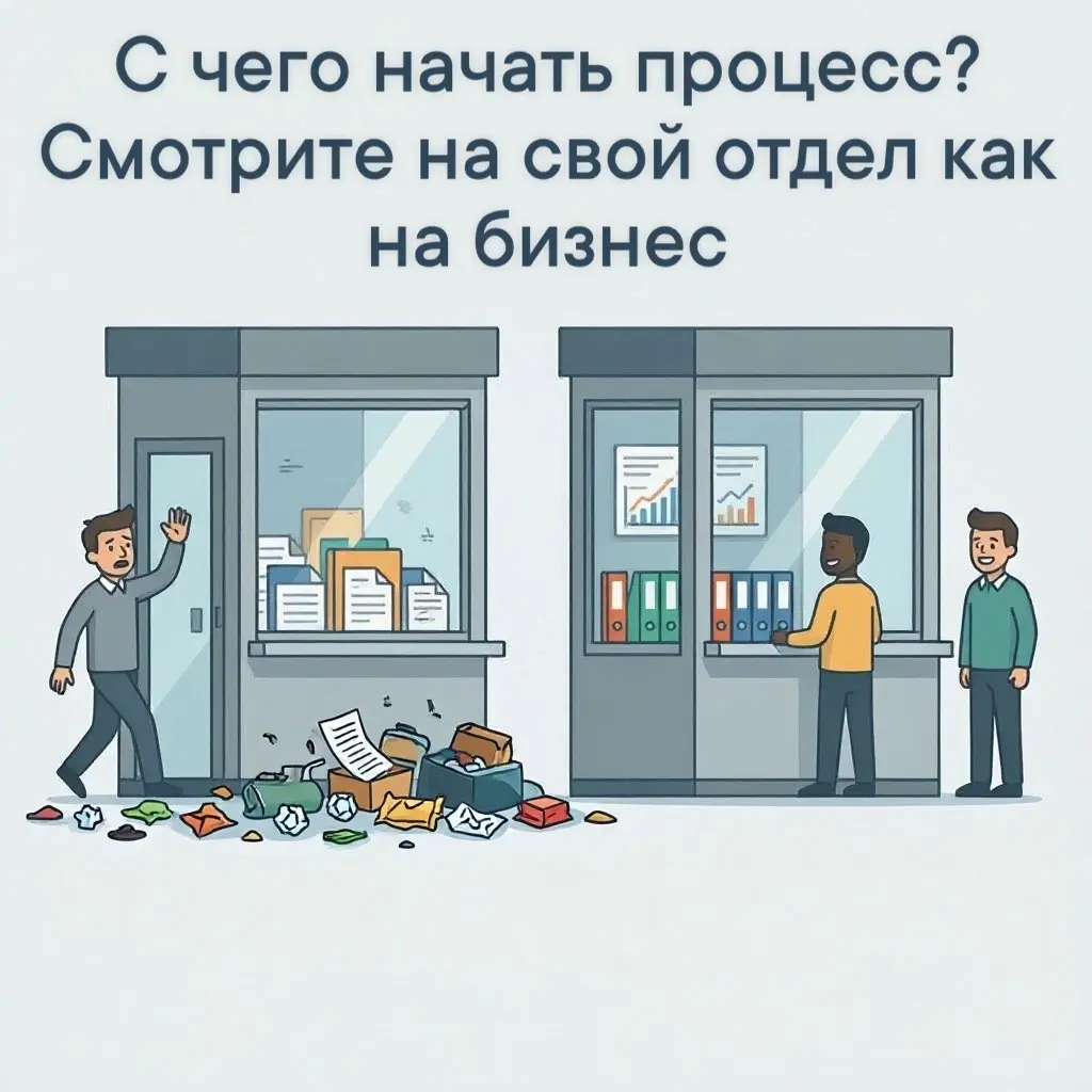 С чего начать процесс? Смотрите на свой отдел как на бизнес | Сетка — социальная сеть от hh.ru