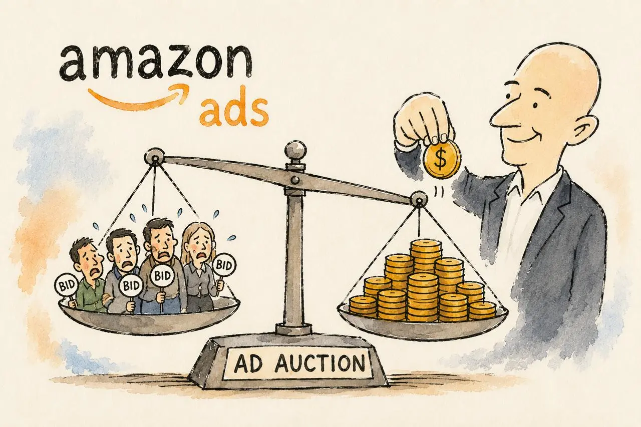 Рубрика: "А что, так можно было?"
FTC подала иск против Amazon Ads на $20 млрд. 💀 Оказывается, Amazon с 2018 года брала "надбавку" к CPC за рекламу в своём аукционе | Сетка — социальная сеть от hh.ru