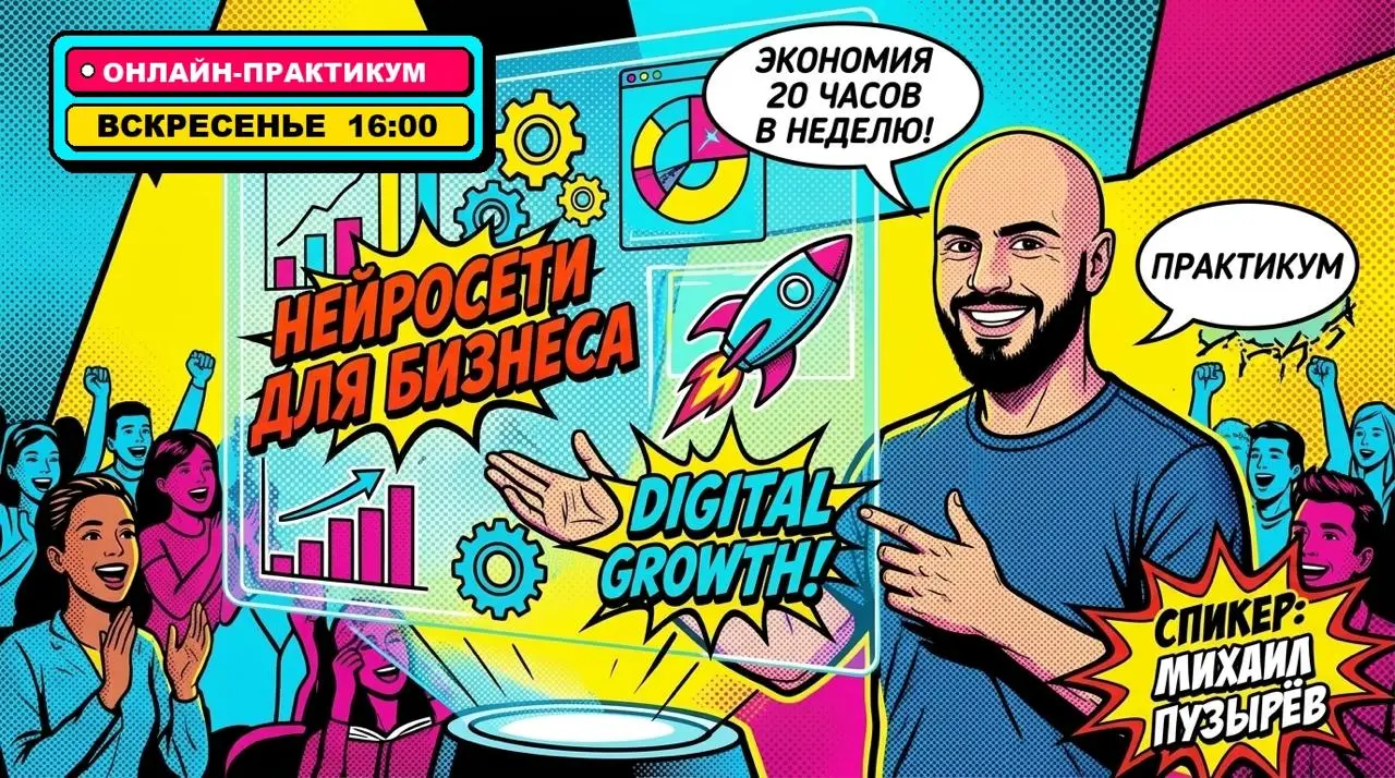 Нейросети для бизнеса: как освободить 20 часов в неделю от рутины
В это воскресенье проведу открытый эфир для предпринимателей и руководителей | Сетка — социальная сеть от hh.ru