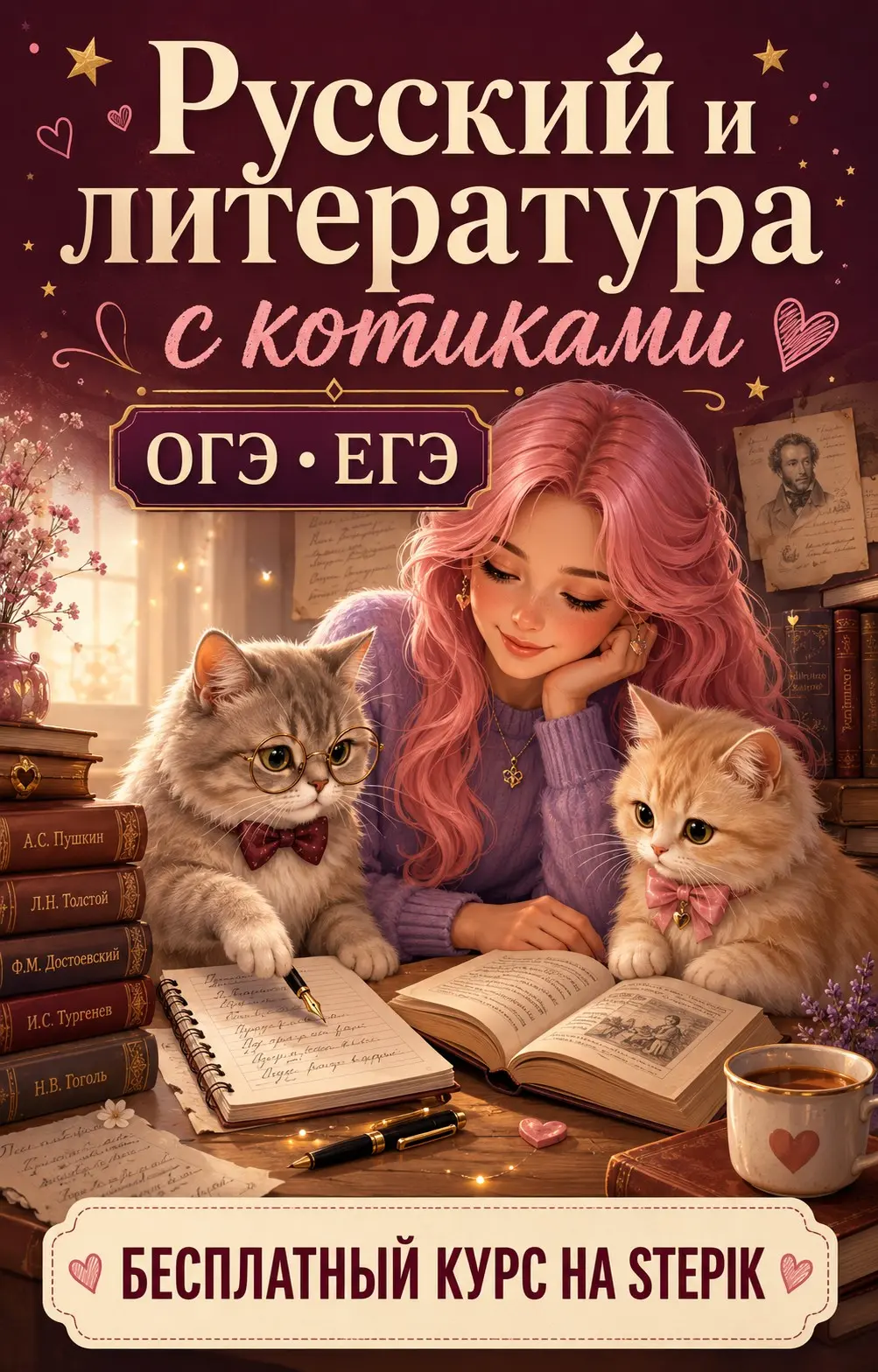 Бесплатная подготовка к ОГЭ и ЕГЭ — с котиками и без стресса | Сетка — социальная сеть от hh.ru