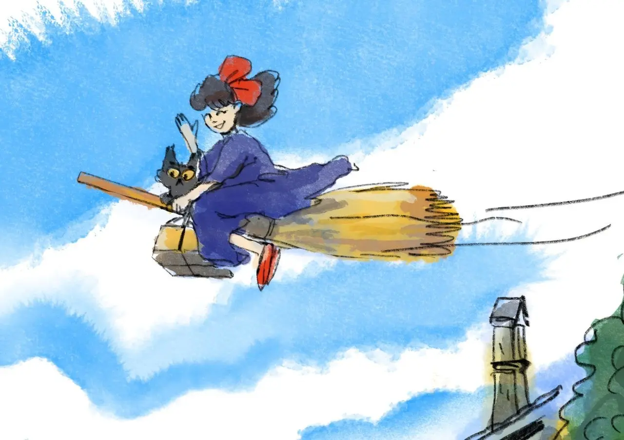 Отличный повод вновь взяться за Procreate - творческий конкурс на тему Миадзаки)
Наконец-то добралась до акварельных кистей, и они дают очень интересные наслоения | Сетка — социальная сеть от hh.ru
