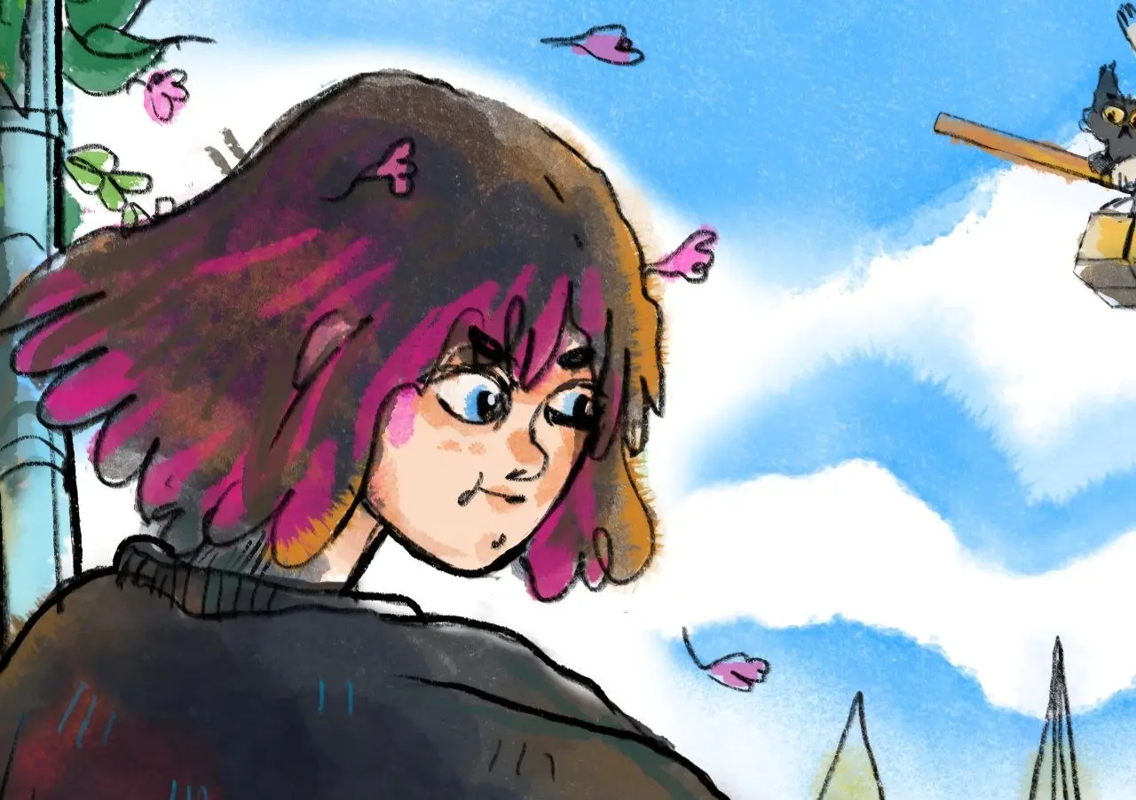 Отличный повод вновь взяться за Procreate - творческий конкурс на тему Миадзаки)
Наконец-то добралась до акварельных кистей, и они дают очень интересные наслоения | Сетка — социальная сеть от hh.ru