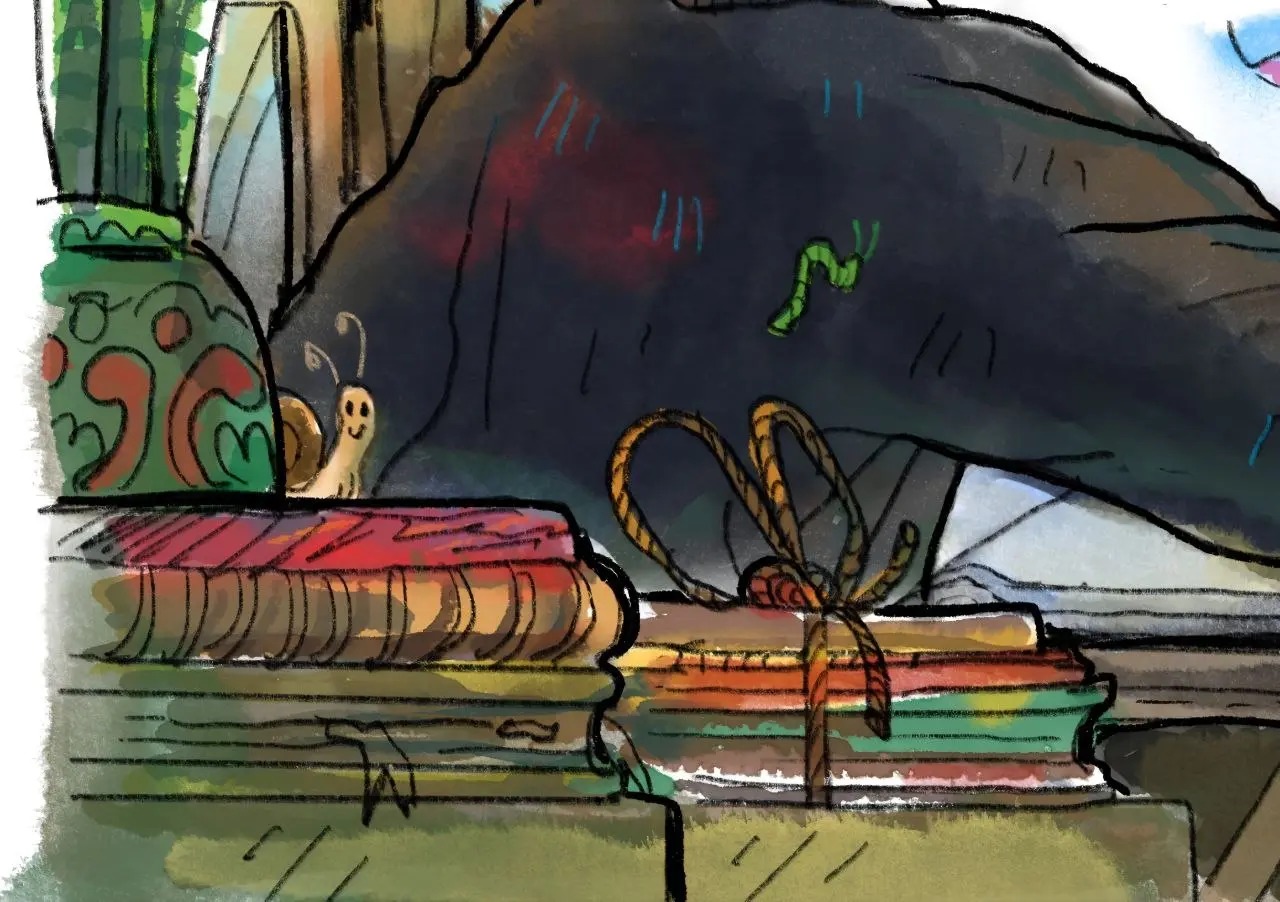 Отличный повод вновь взяться за Procreate - творческий конкурс на тему Миадзаки)
Наконец-то добралась до акварельных кистей, и они дают очень интересные наслоения | Сетка — социальная сеть от hh.ru