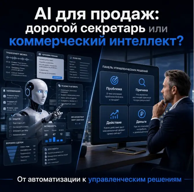 AI для продаж vs AI для управления продажами: где мы сейчас? | Сетка — социальная сеть от hh.ru