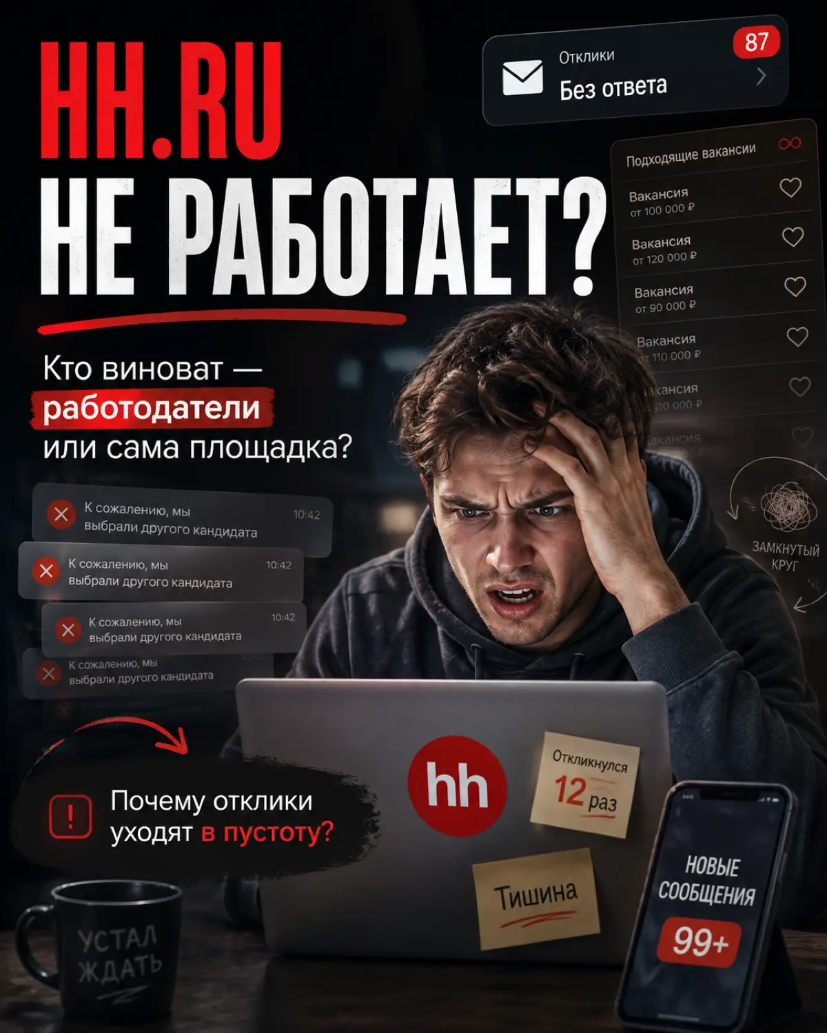 hh.ru сломался или нас просто никто не ищет? | Сетка — социальная сеть от hh.ru