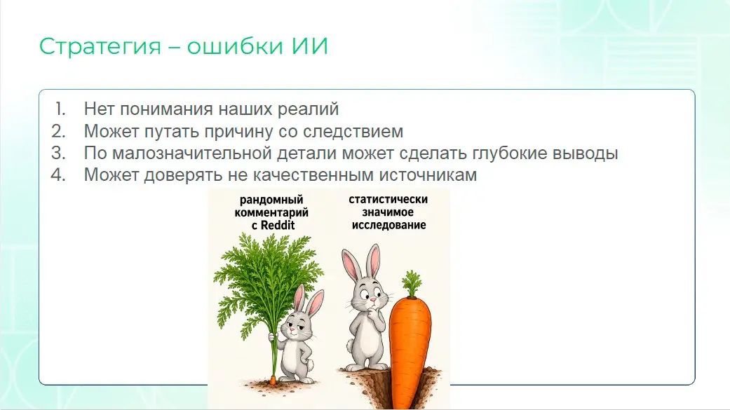 19–21 августа выступил на конференции по соцсетям СMM-ПРОРЫВ-2026.
Тема выступления: «Нейросети в СММ: изучение аудитории, конкурентов и эффективный контент-план» | Сетка — социальная сеть от hh.ru