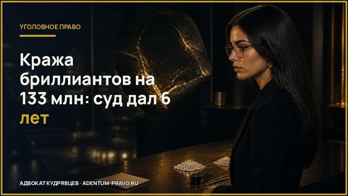 Шесть лет за подмену бриллиантов на 133 млн рублей
⚖️ Дорогомиловский суд Москвы приговорил Армана Саакяна и Армена Петросяна к 6 годам колонии общего режима. Каждый также получил штраф 1 млн рублей | Сетка — социальная сеть от hh.ru