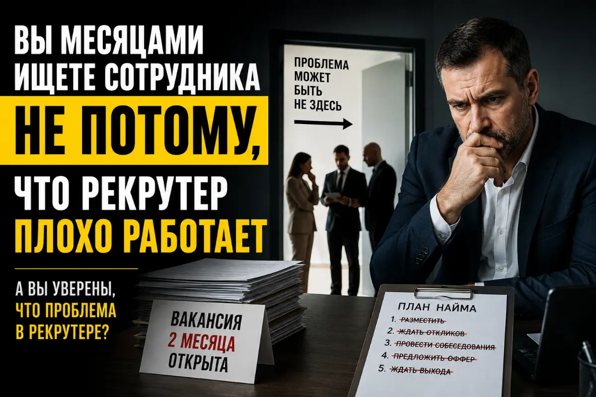Вы месяцами ищете сотрудника. Проблема не в рекрутере | Сетка — социальная сеть от hh.ru