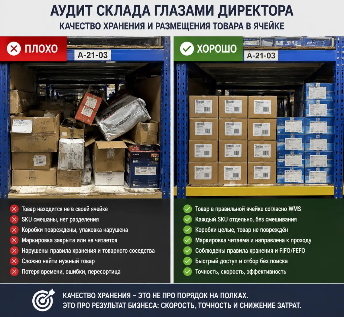 Аудит склада глазами директора: что я вижу в одной ячейке? | Сетка — социальная сеть от hh.ru