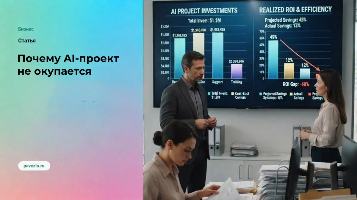 Почему AI-проект не окупается | Сетка — социальная сеть от hh.ru