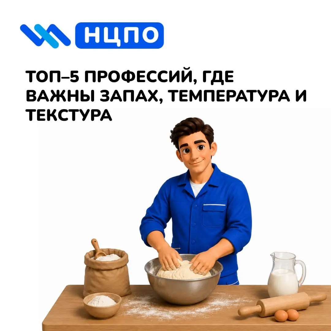 🌡 ТОП–5 профессий, где важны запах, температура и текстура
В этих профессиях важно не только следовать инструкции, но и чувствовать материал: его запах, плотность, температуру и состояние | Сетка — социальная сеть от hh.ru