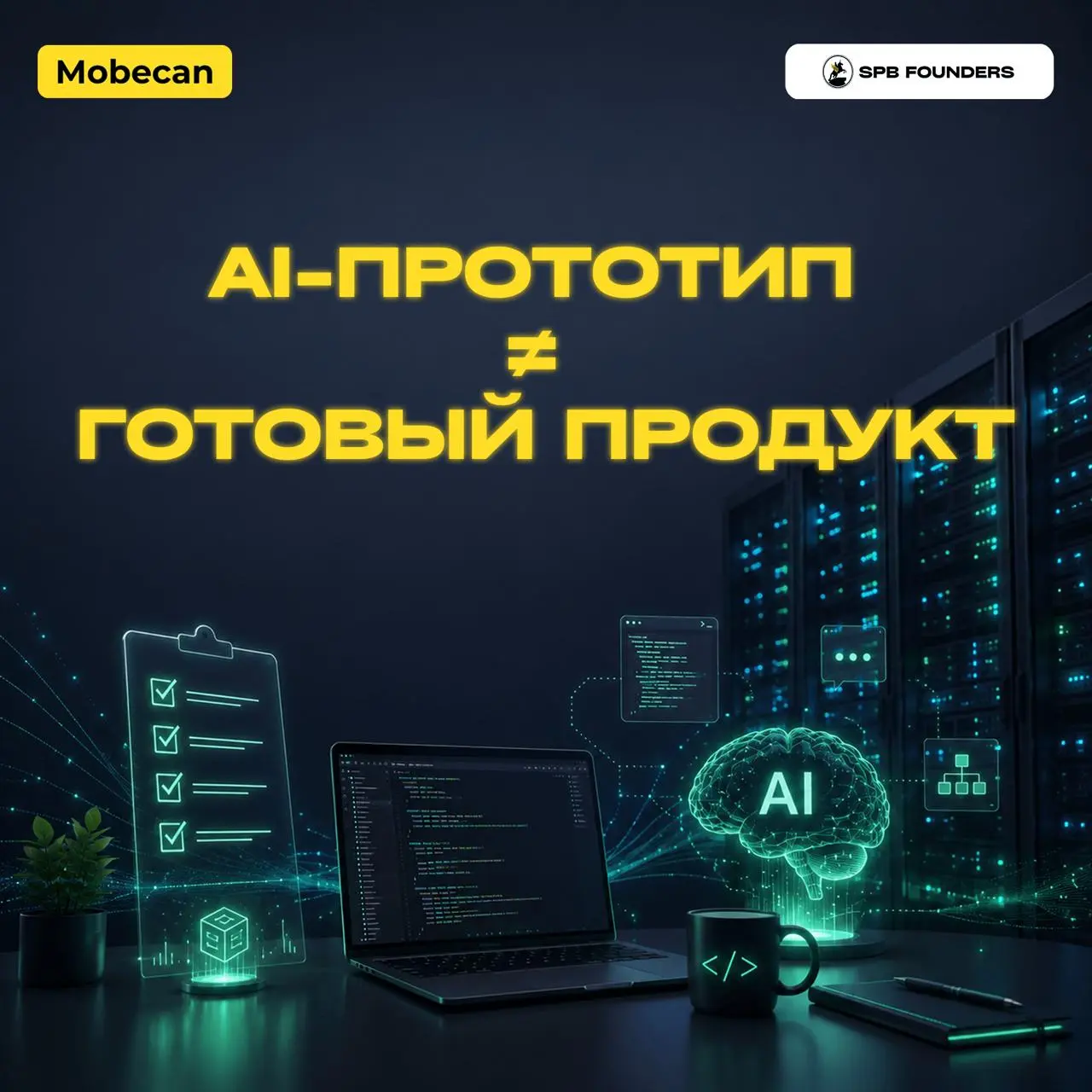 🧑‍💻 Кто вайбкодит по утрам, тот багфиксит вечером
⏩ С помощью ИИ сегодня можно быстро собрать лендинг, Telegram-бота или первую версию сервиса | Сетка — социальная сеть от hh.ru