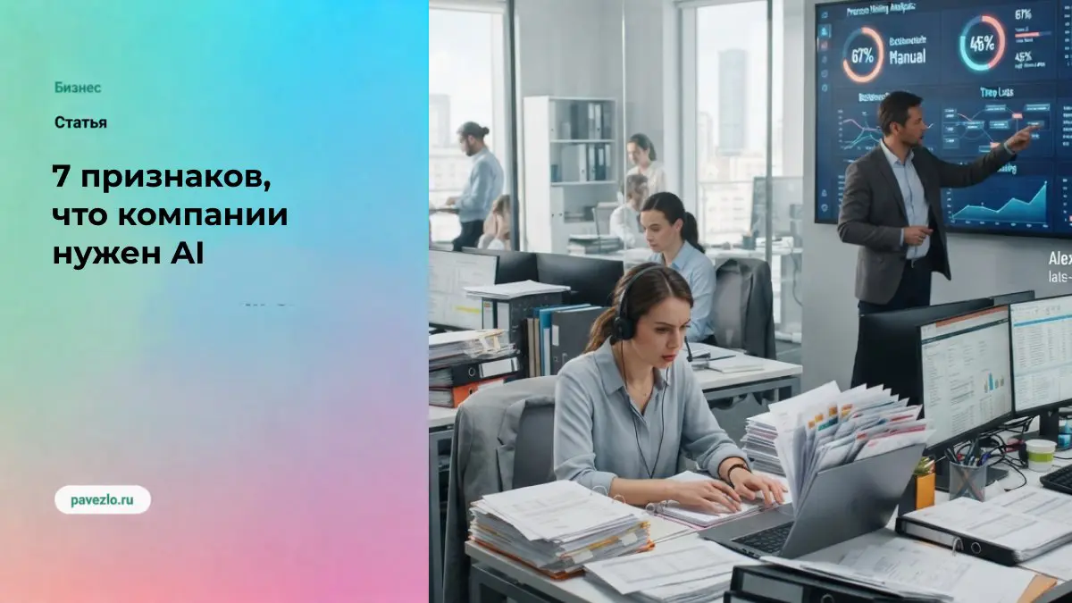 7 признаков, что вашей компании уже пора внедрять AI | Сетка — социальная сеть от hh.ru
