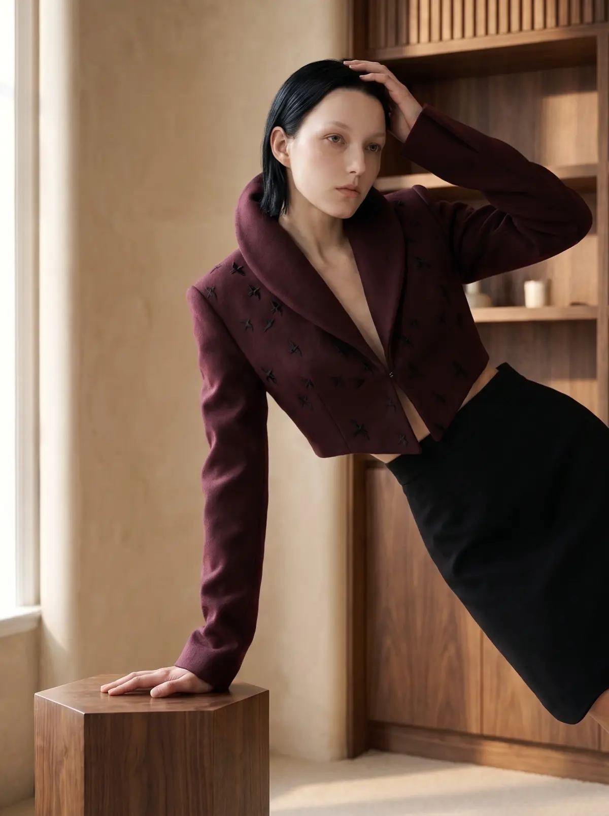 Silhouette Jacket 02&Flower-Wave Skirt 02 | Сетка — социальная сеть от hh.ru