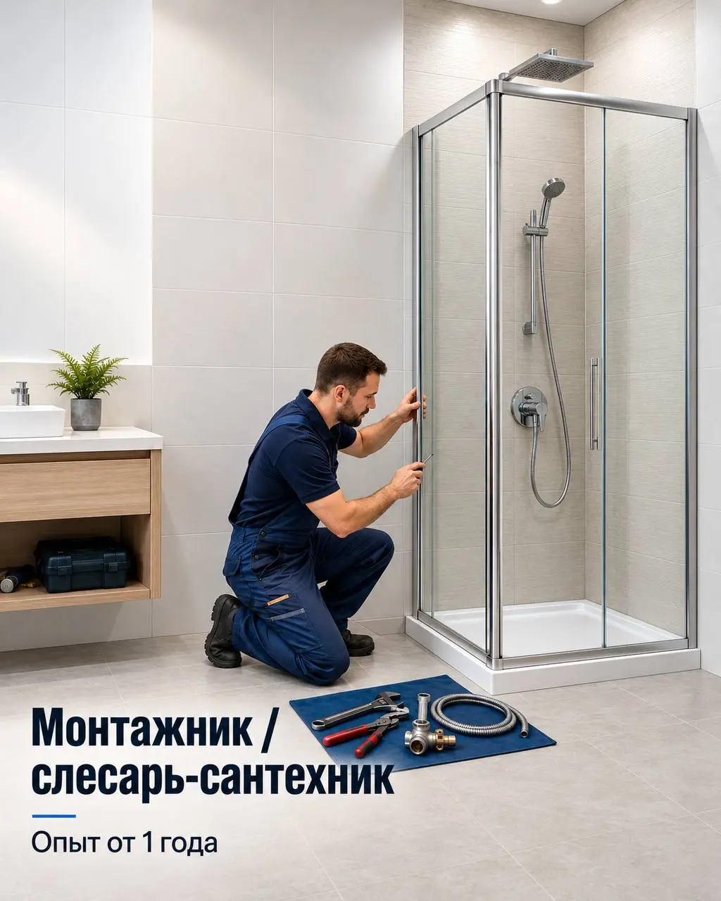 МОНТАЖНИК/СЛЕСАРЬ-САНТЕХНИК
От 100 000₽
Клик ЮТ
• Москва и МО
• Строительство
• @NastiaAll
Полное описание вакансии размещено в Телеграм и Макс. Переходите по ссылке в закрепленном сообщении | Сетка — социальная сеть от hh.ru
