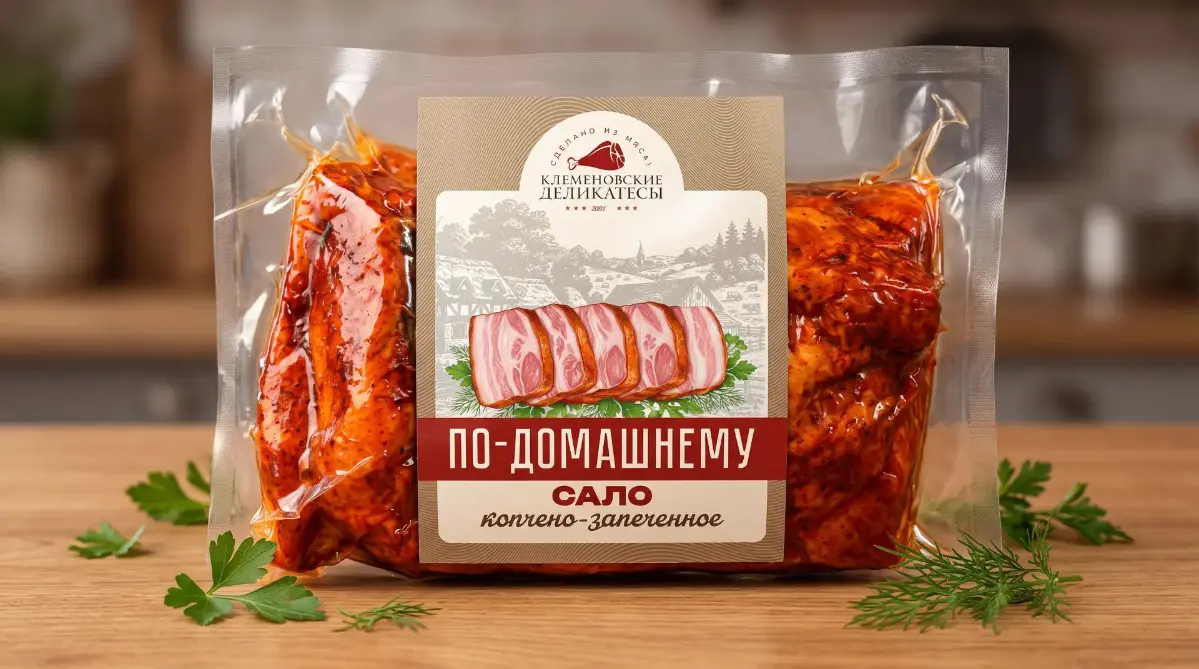 Кейс. Серия этикеток для мясной продукции «Клеменовские деликатесы»
Задача: У бренда была только техническая этикетка — она выполняла учётную функцию, но визуально никак не работала с потребителем | Сетка — социальная сеть от hh.ru