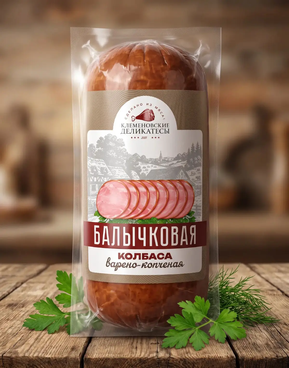 Кейс. Серия этикеток для мясной продукции «Клеменовские деликатесы»
Задача: У бренда была только техническая этикетка — она выполняла учётную функцию, но визуально никак не работала с потребителем | Сетка — социальная сеть от hh.ru