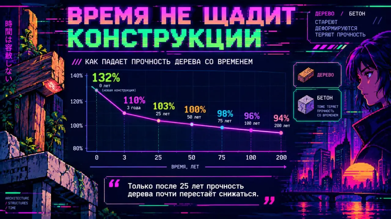 🪅 Время - удивительная штука.
🌷 Возьмём, к примеру, деревянные конструкции | Сетка — социальная сеть от hh.ru