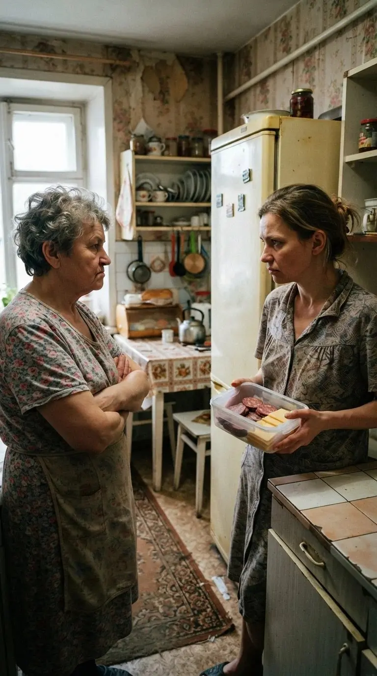 — Деликатесы не для детдомыша, — отрезала свекровь. В тот же вечер я выставила её чемодан в подъезд
В дальнем кухонном шкафу Лена нашла странный пластиковый контейнер под металлическим замком | Сетка — социальная сеть от hh.ru