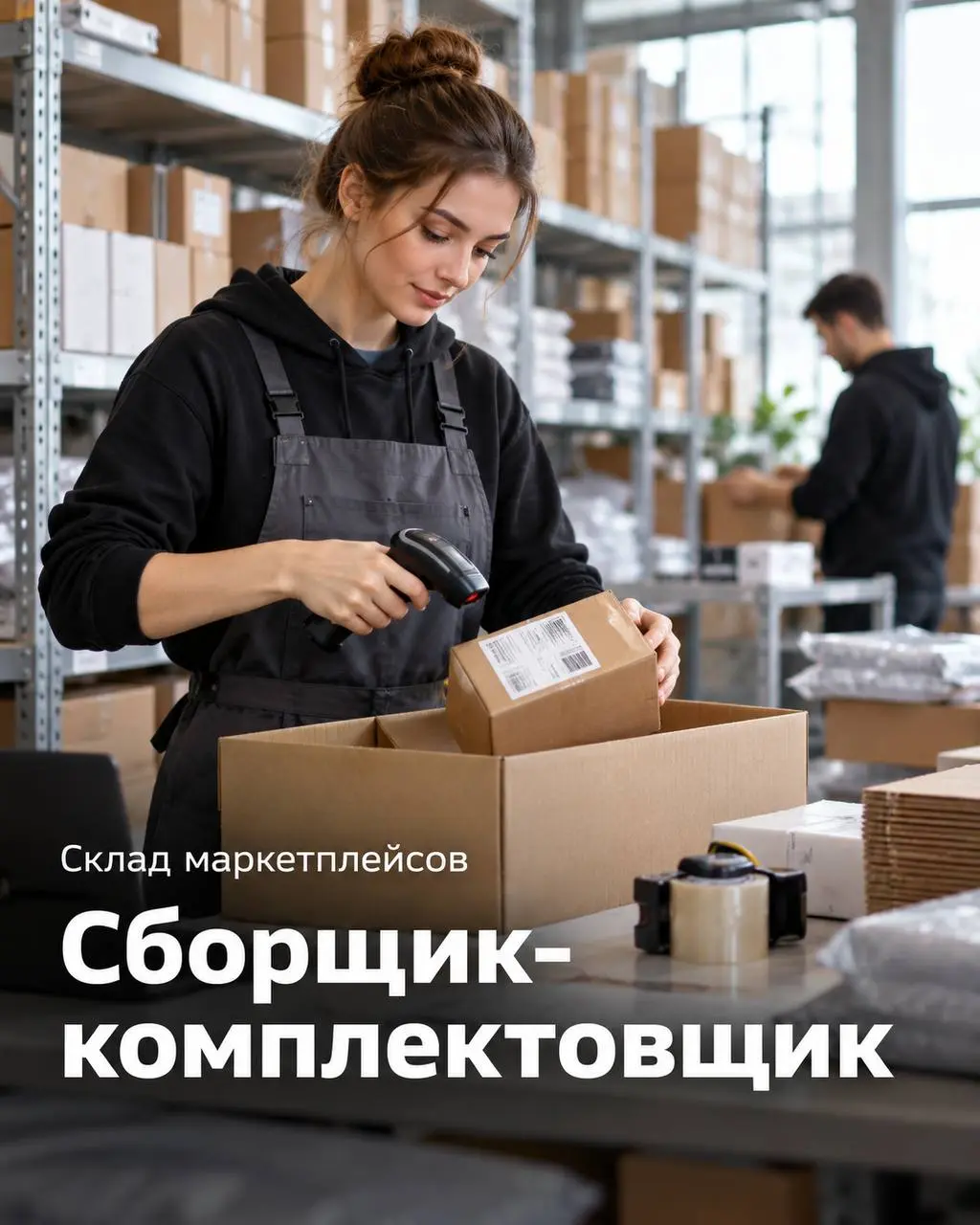 СБОРЩИК-КОМПЛЕКТОВЩИК
От 350₽/ч
Склад продавца на маркетплейсах
• Люберцы, Котельнический проспект, 14В
• Упаковка и фасовка
• +79669831766
Полное описание вакансии размещено в Телеграм и Макс | Сетка — социальная сеть от hh.ru