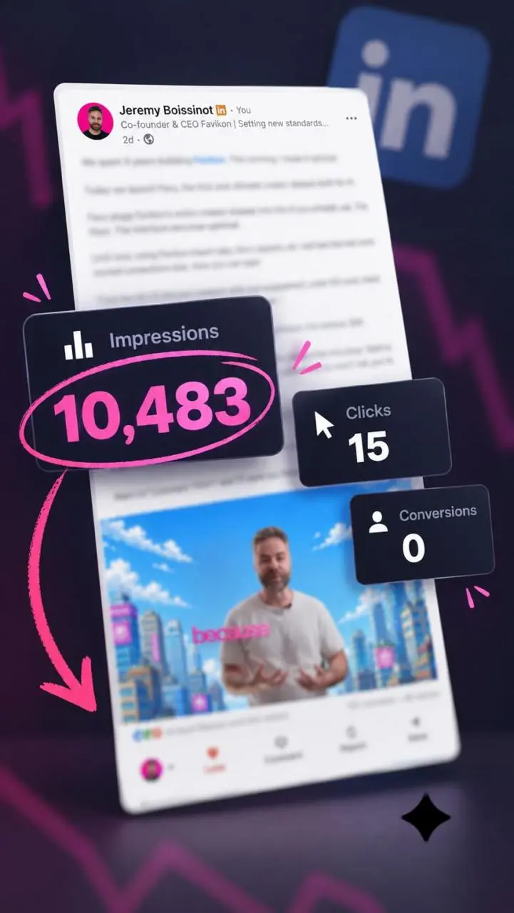🚨 Шок контент! В Линкедин можно писать не только про успешный успех!
Джереми Буассино, фаундер Favikon, платформы для инфлюенс-маркетинга, публично разобрал, как его команда эпично зафейлила запуск но... | Сетка — социальная сеть от hh.ru
