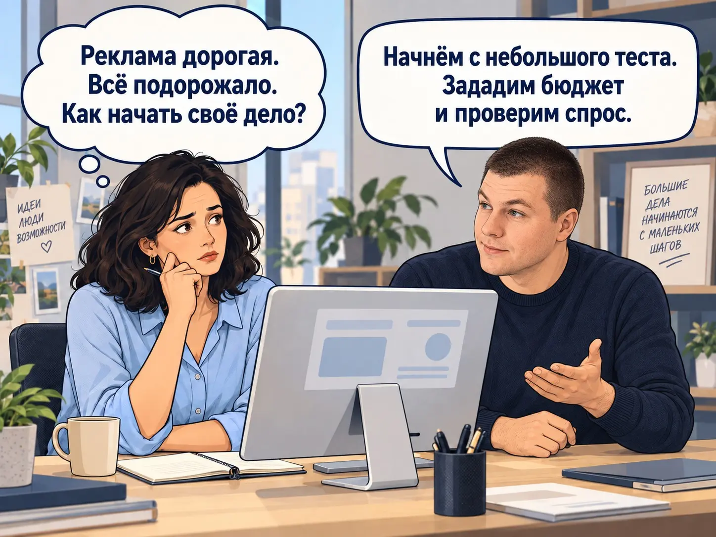 Дорогие клики ещё не повод откладывать свое дело. | Сетка — социальная сеть от hh.ru