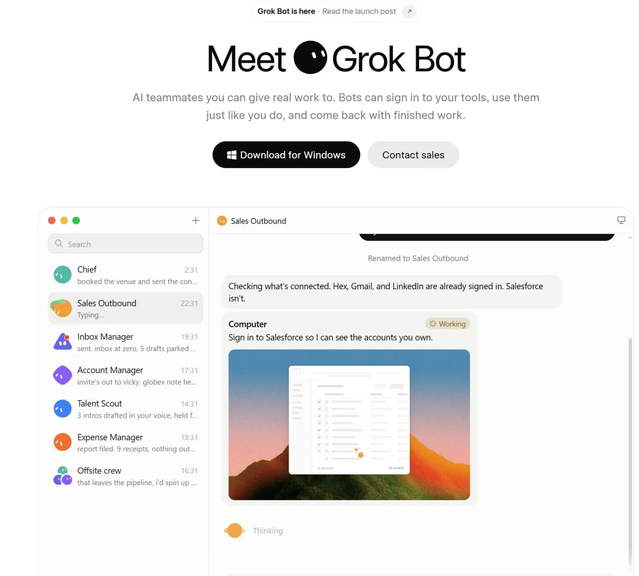 Через подписку Cursor получил доступ к Grok боту, эдакому аналогу OpenClaw.
Казалось, что вряд ли он сможет удивить сильнее обычного чата | Сетка — социальная сеть от hh.ru