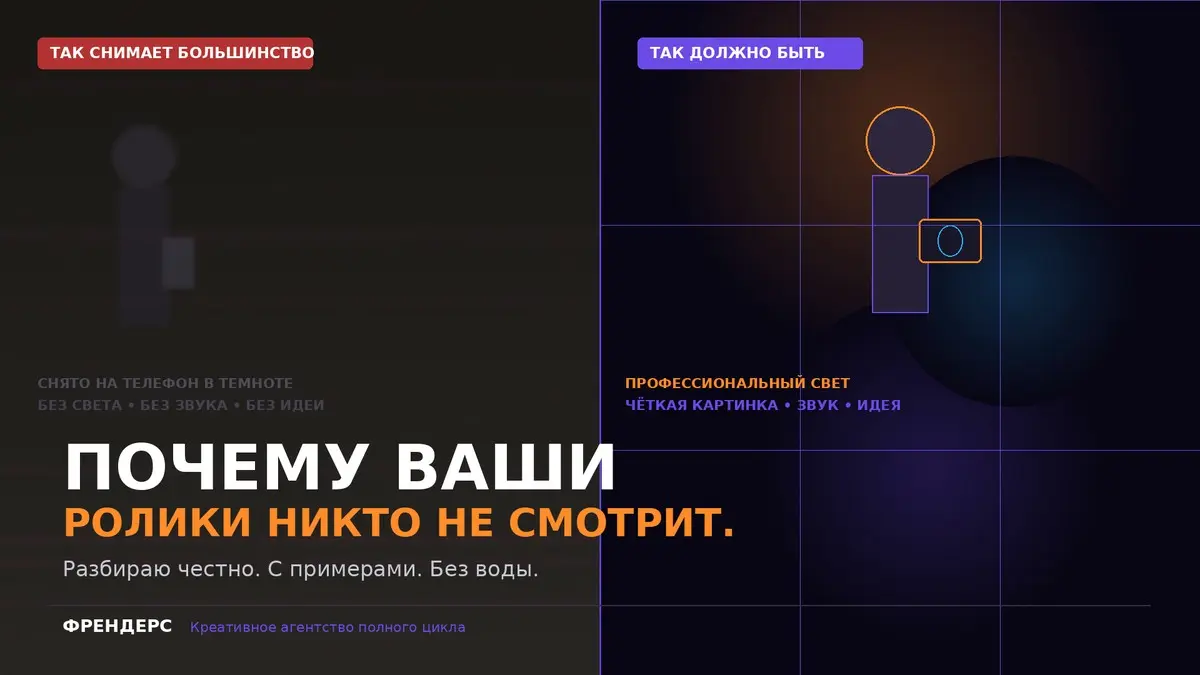Почему ваши ролики никто не смотрит. | Сетка — социальная сеть от hh.ru
