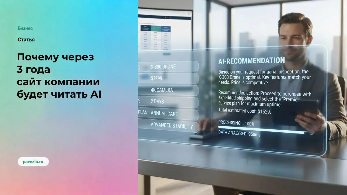 Почему через 3 года сайт компании будет читать AI | Сетка — социальная сеть от hh.ru