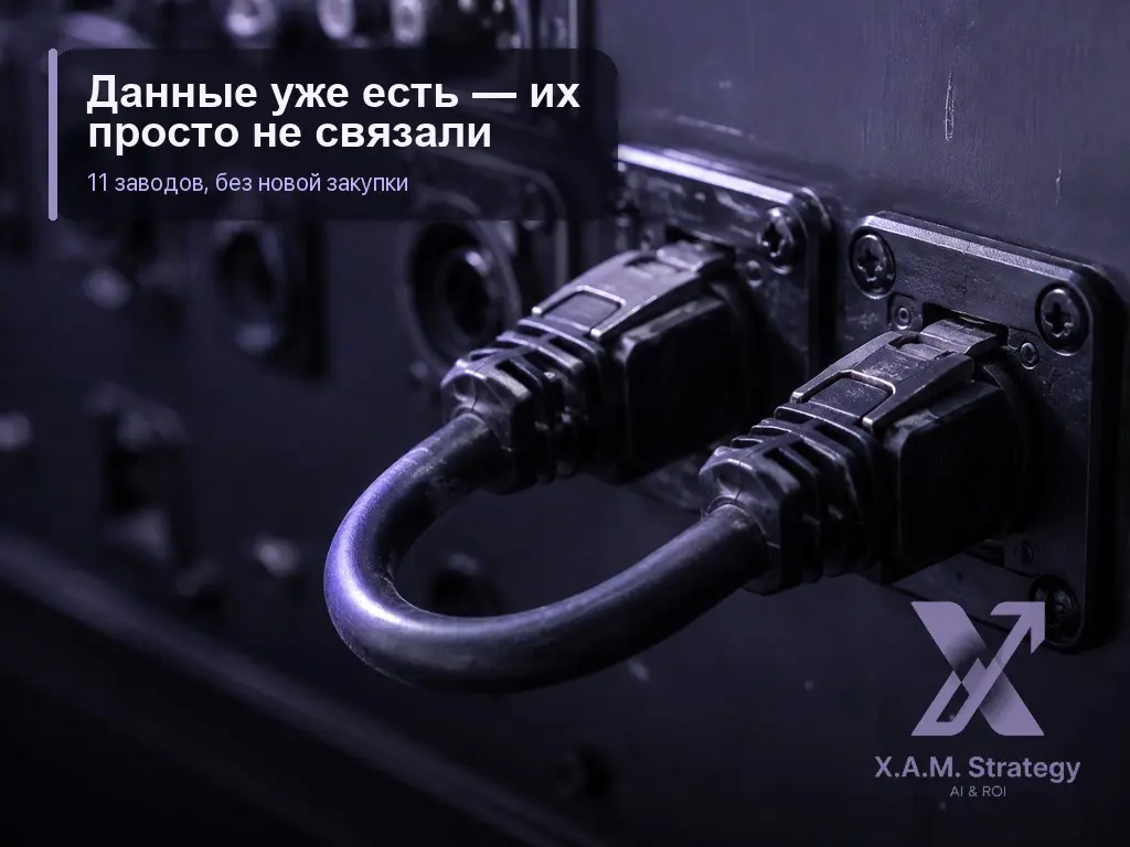 🏭 Одиннадцать заводов. Минус 20% трудозатрат на обслуживание. Без закупки нового оборудования.
Сначала о происхождении цифр — чтобы потом не спорить именно о них | Сетка — социальная сеть от hh.ru
