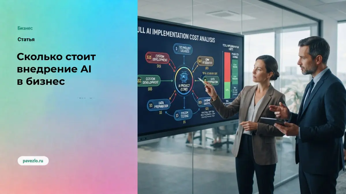 Сколько стоит внедрение AI в бизнес | Сетка — социальная сеть от hh.ru