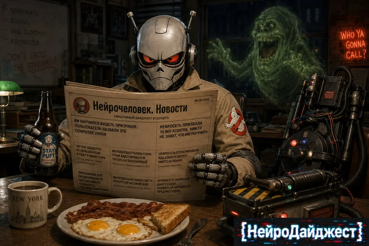 НейроДайджест: люди больше не нужны — вышла GPT-6, агенты разбегаются и буянят, ИИ-миры и нейроностальгия
OpenAI объявила начало «эпохи AGI», Anthropic загоняет своих агентов в песочницы после их «поб... | Сетка — социальная сеть от hh.ru