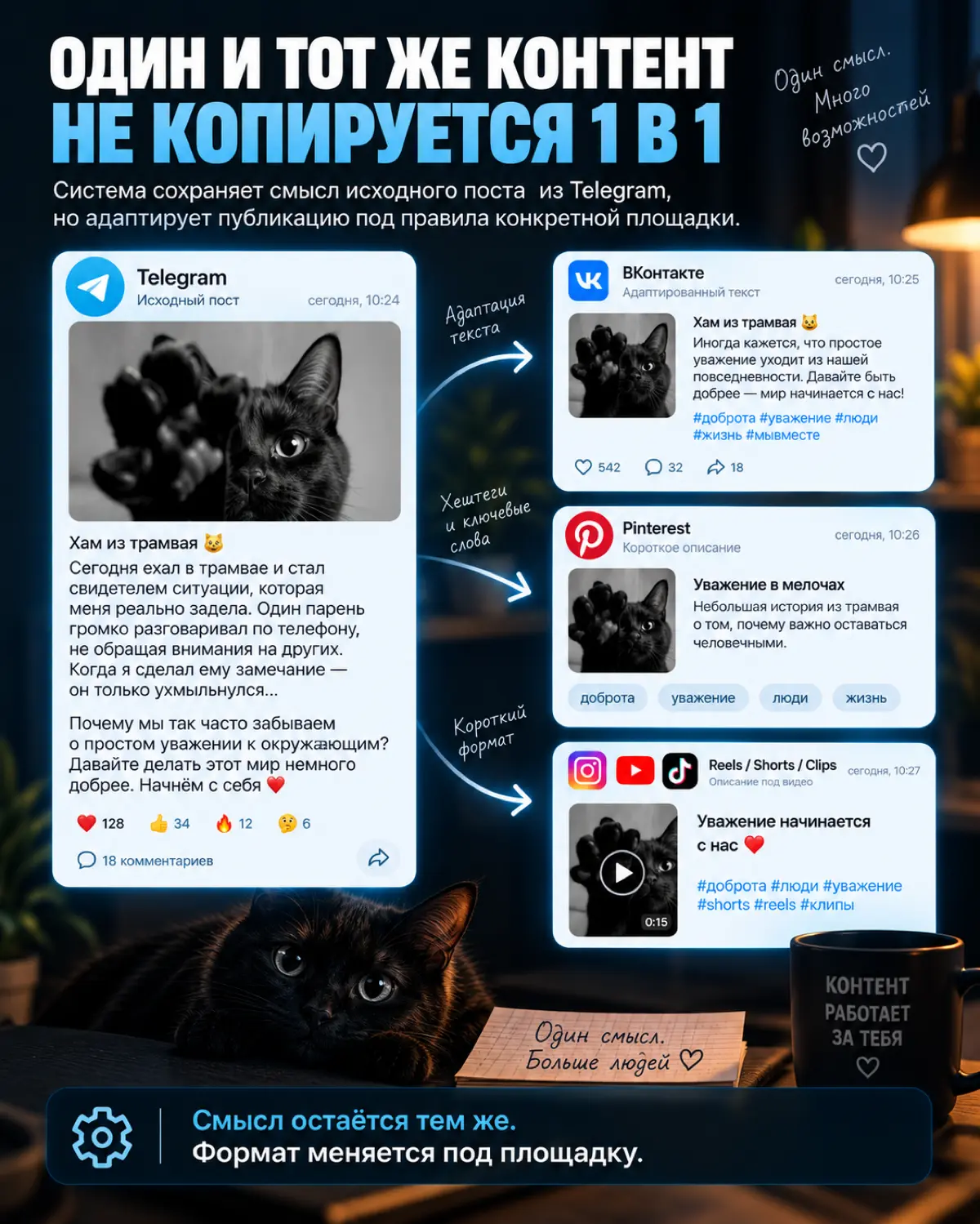 Кросспостинг - решение номер 1 для бизнеса | Сетка — социальная сеть от hh.ru