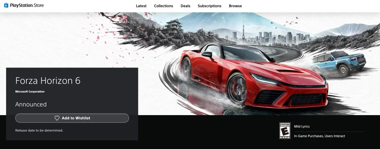 Forza Horizon 6 выйдет до конца года на PS5 | Сетка — социальная сеть от hh.ru